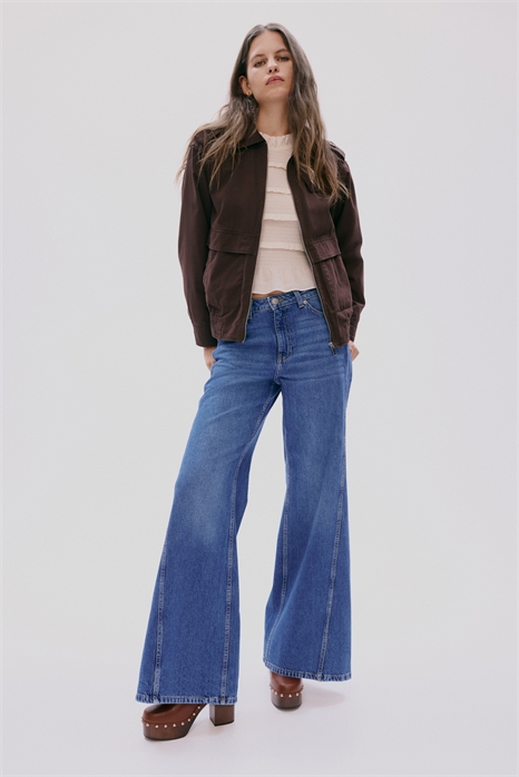 Пиджак с воротником из твила артикул 1318386002