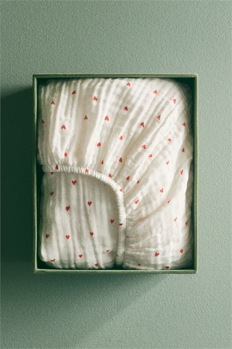 Простынь из муслина для детской кроватки артикул 1311569001