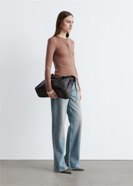 Шерстяной топ с полуплакеткой артикул 1317948001