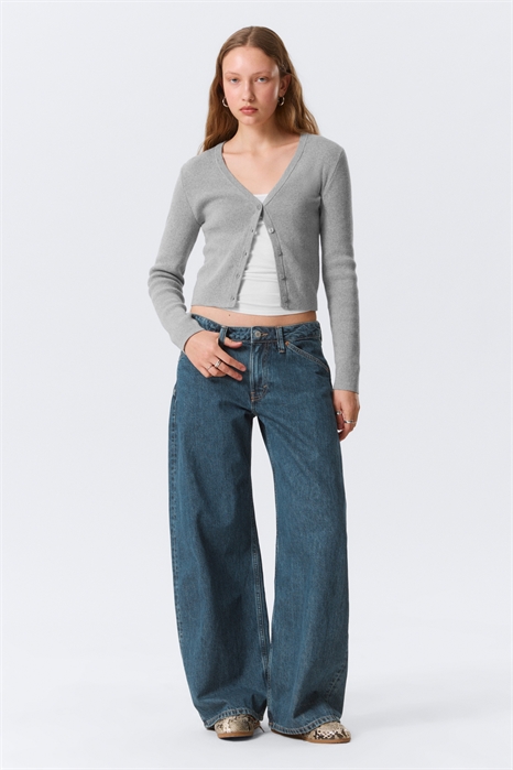 Джинсы с высокой талией и изогнутым кокеткой артикул 1322198001