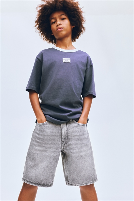 Джинсовые шорты Loose fit артикул 1273025012