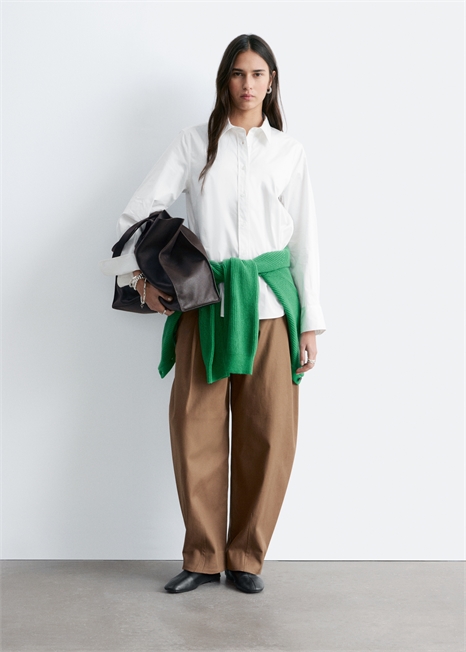 Хлопковая рубашка артикул 1317757003