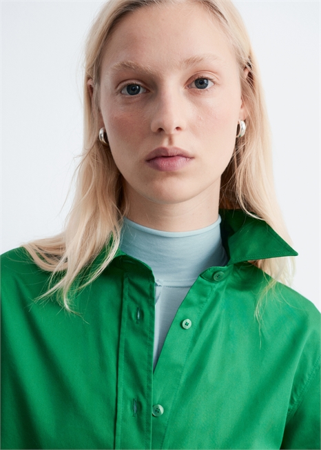 Хлопковая рубашка артикул 1317757004