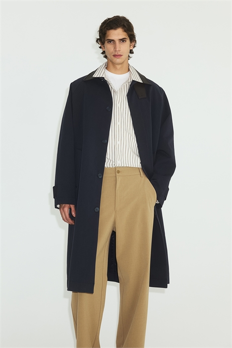 Чинсовые брюки свободного кроя с четырехсторонней эластичностью артикул 1321646002