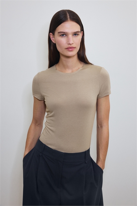 Утепленная футболка Slim Fit артикул 1321661004