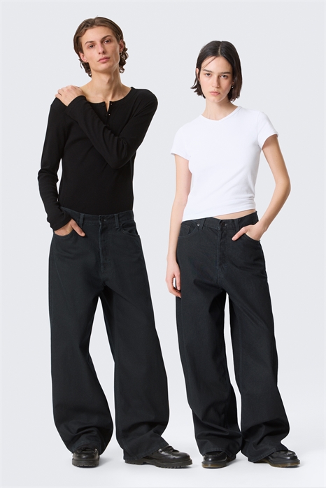 Джинсы Astro Mid Rise Loose Baggy Leg Coated Jeans артикул 1322195001