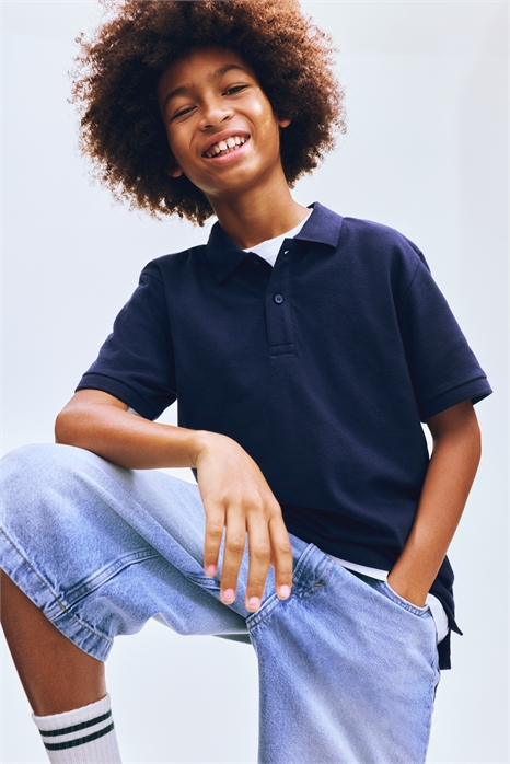 Рубашка-поло из хлопкового пике артикул 1215466012