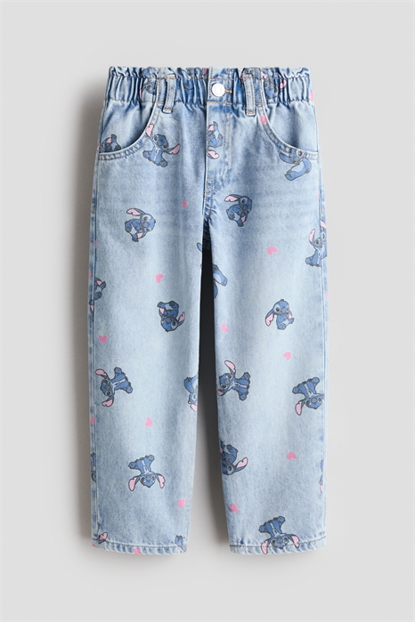 Джинсы свободные зауженные Loose Fit Tapered артикул 1306756007