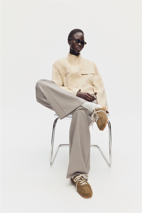 Замшевые туфли-муле в стиле кроссовок артикул 1319909001