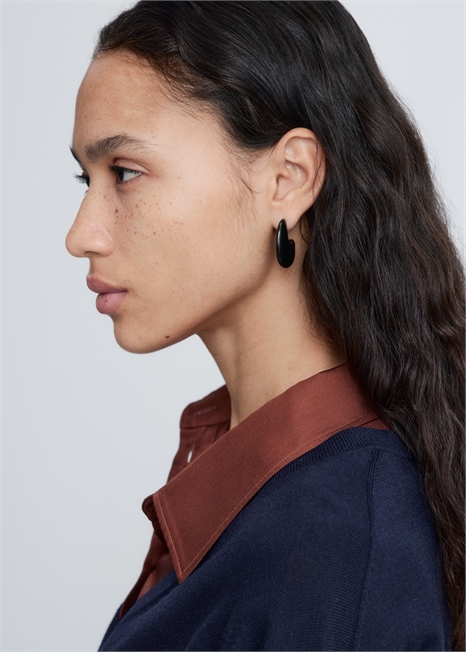 Серьги «Крупные капли» артикул 1328613003