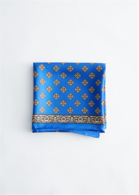 Шелковый шарф с принтом артикул 1338959001