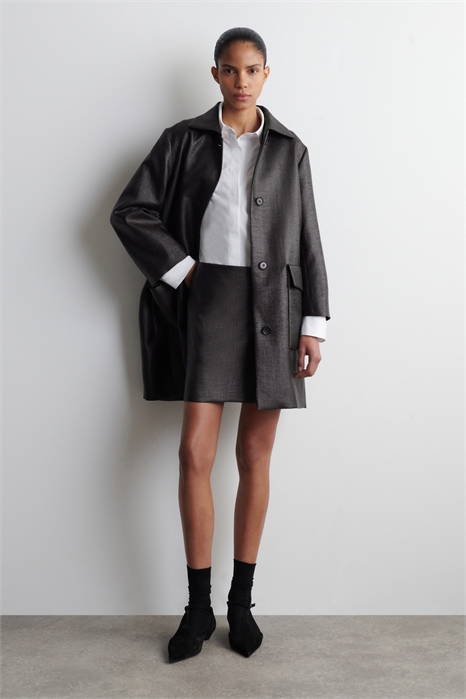 Текстурированная мини-юбка артикул 1326276001