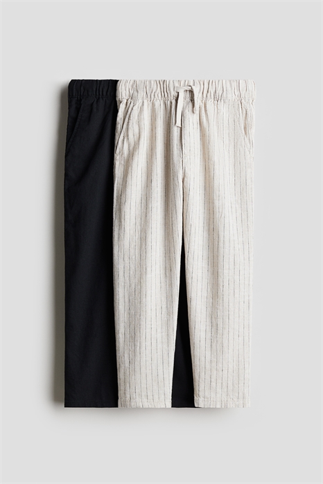 Брюки из льняной смеси в упаковке из 2 штук артикул 1265424002