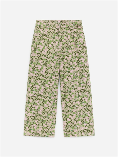 Широкие джинсовые брюки артикул 1215622022