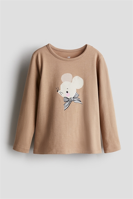 Топ из принтованного джерси артикул 0922700114