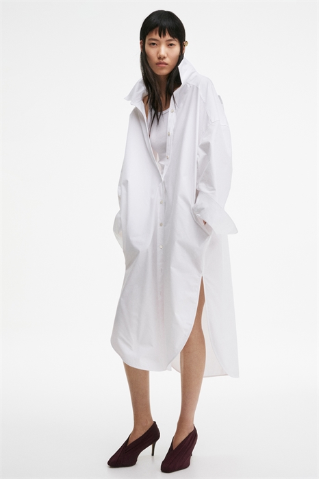 Поплиновое платье-рубашка артикул 1329528001