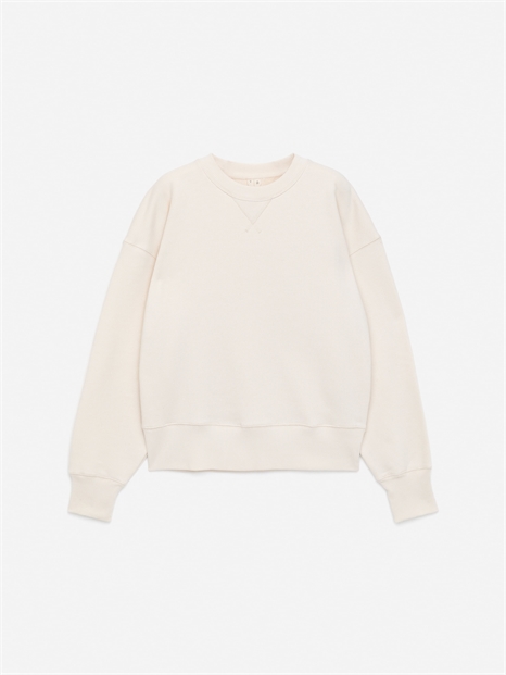 Расслабленная махровая толстовка артикул 1289244001