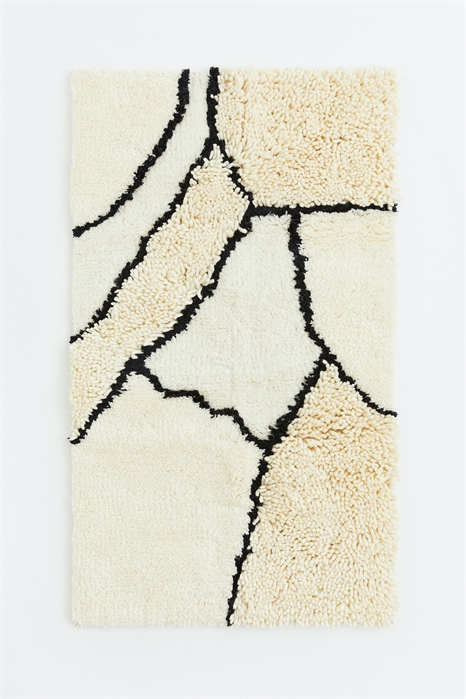 Тафтинговый ковер из смеси шерсти и хлопка артикул 1138573001