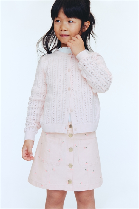 Юбка из хлопковой саржи артикул 1302949004