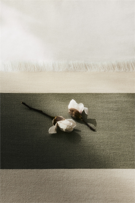 Полосатое хлопковое покрывало артикул 1310850001