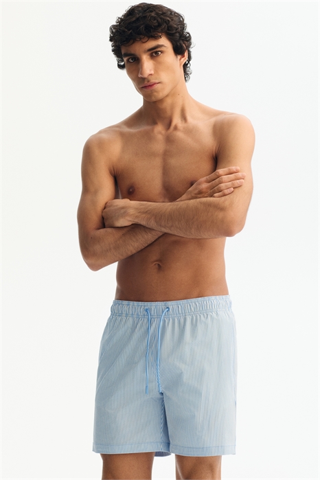 Плавательные шорты из сирсакера артикул 1323146004