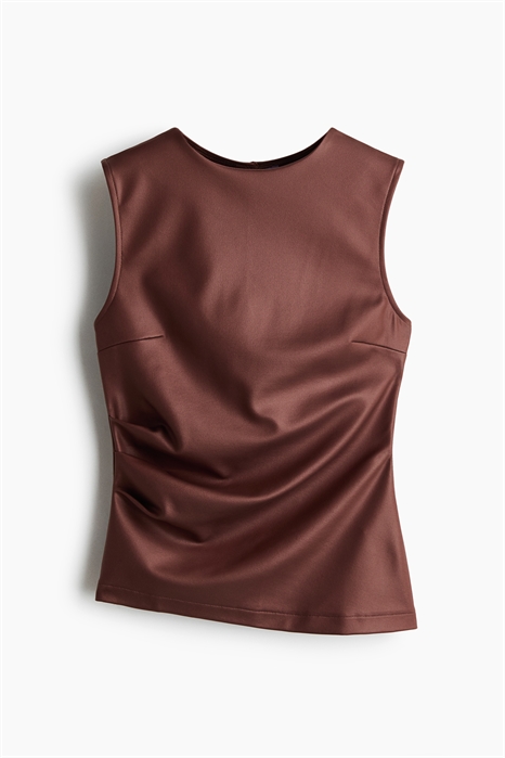 Топ с драпировкой и перекрещивающимся вырезом артикул 1344998001