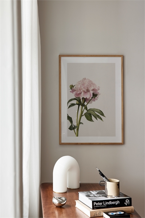 Винтажный постер с пионом артикул 1135595001