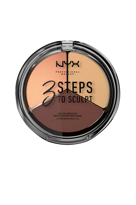 Палетка для скульптурирования лица 3 Steps To Sculpt артикул 0618090003