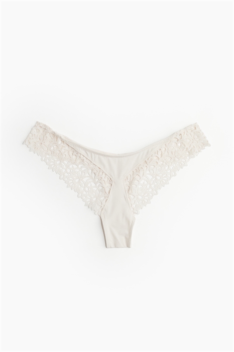 Трусы-бразильяна с вышивкой артикул 1227810001