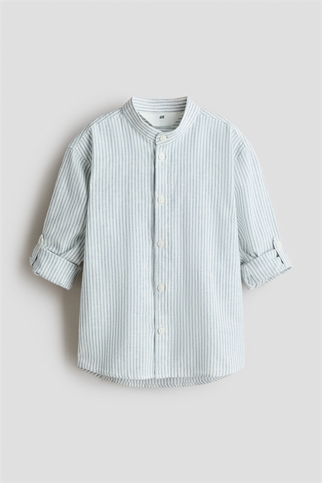 Рубашка из смешанного льна артикул 1315245001