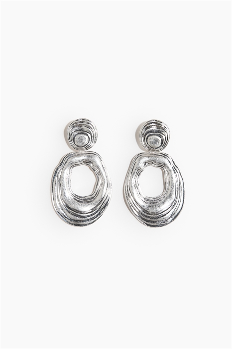 Серьги-подвески с рифлением артикул 1328553002