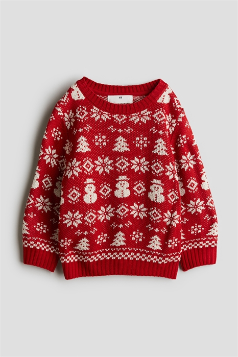 Джемпер из жаккардовой вязки артикул 1248002002