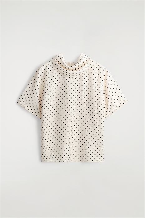 Топ с драпированным шарфом артикул 1322913003