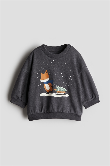 Толстовка с принтом артикул 1246287004