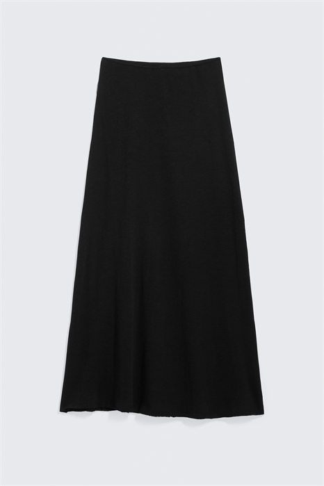 Юбка макси из тонкого хлопкового трикотажа артикул 1310294003