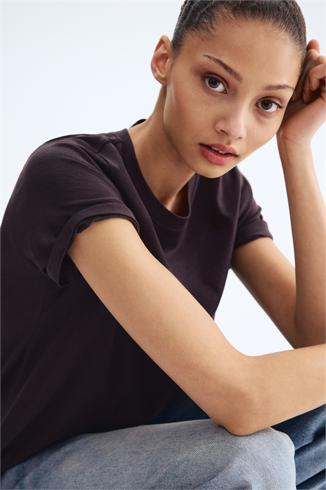 Футболка из шелковой ткани артикул 0776746064