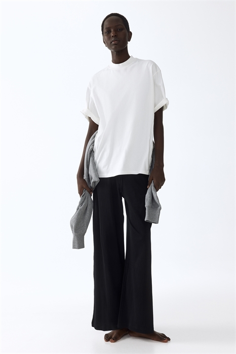 Ребристые брюки на завязках артикул 1296717004