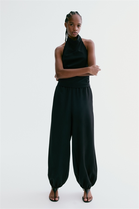 Джоггеры с широкими штанинами артикул 1316932001