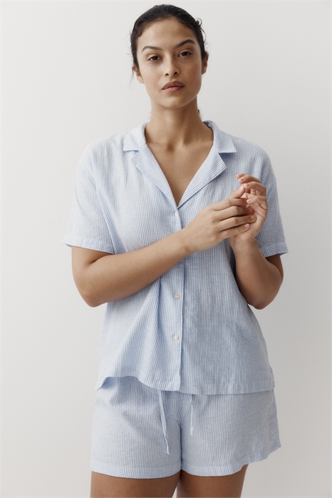 Пижама из смешанного льна артикул 1327394001