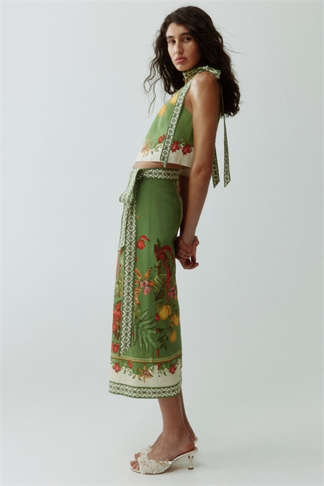 Юбка-парео длиной до колен артикул 1330070001