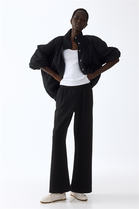 Широкие джоггеры с переплетением артикул 1330315001