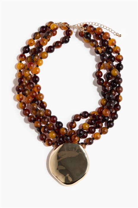 Колье с подвеской из бисера артикул 1331033001