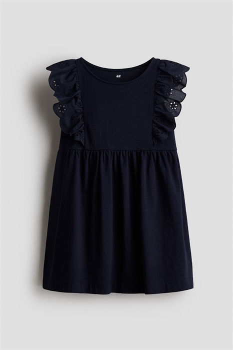 Хлопковое платье с оборками артикул 1332930002