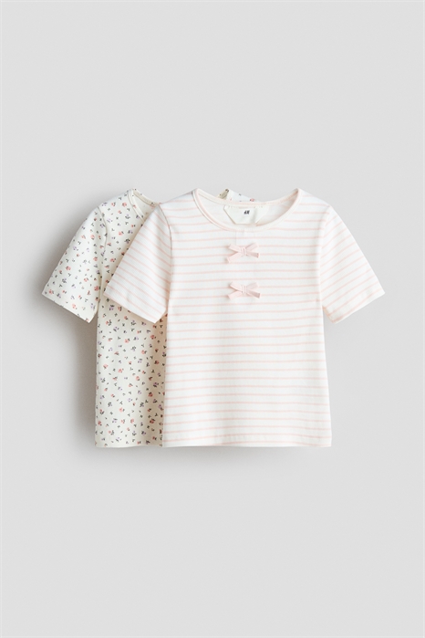 2-пакетные хлопковые топы с ребристой текстурой артикул 1335741001