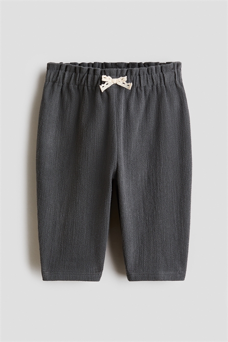 Брюки из текстурированного хлопка артикул 1338322001