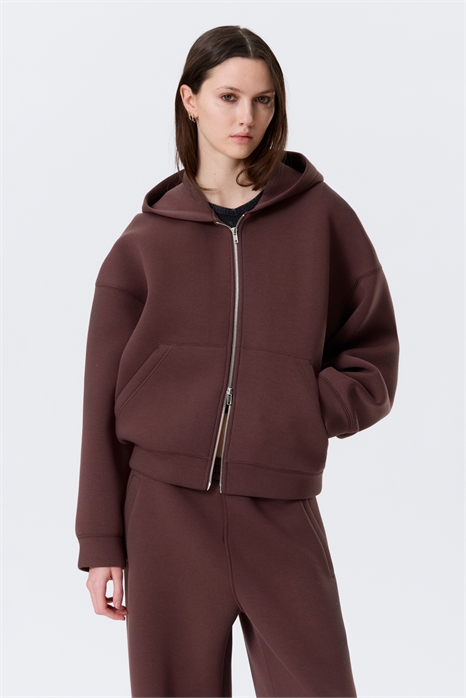 Толстовка на молнии с капюшоном Oversized Scuba артикул 1261272015