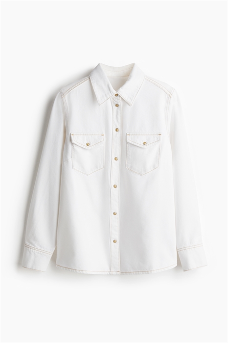 Джинсовая рубашка артикул 1258303003