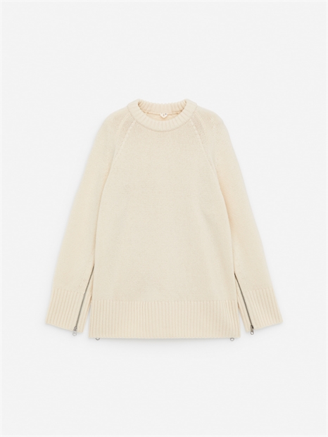 Шерстяной джемпер на молнии артикул 1297894001