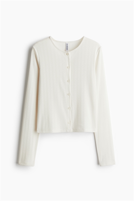 Кардиган из пуантельевого трикотажа артикул 1276147001