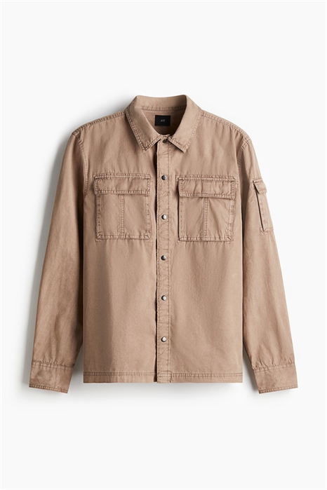 Рубашка Regular Fit Utility overshirt артикул 1265607002